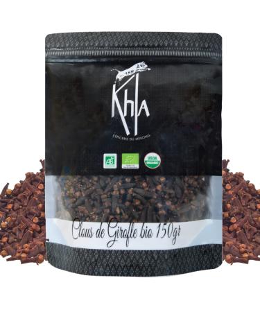 Khla - Organic Cloves Whole - 150g Bag of Sri Lankan Cloves - Cooking & Baking Ingredient - Sauerkraut, Gingerbread, Pies, Ch