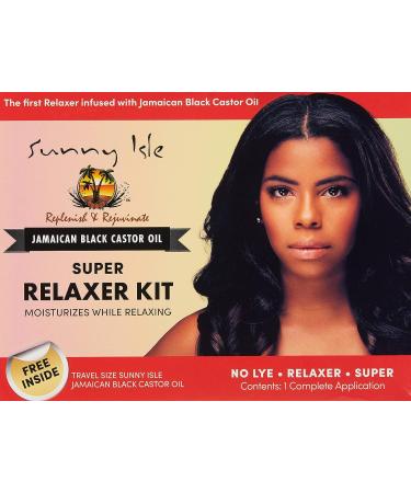 Sunny Isle Jamaican Black Castor Oil Relaxer Kit SUPER - Natural Hair Care Essential - Buy Online on GoSupps.com