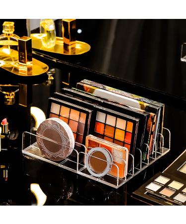 JessLab Palette Organizer  7-Section Divided Plastic Makeup Organizer Eyeshadow Contour Blush Holder Cosmetics Storage for Bathroom Vanity Countertop  Transparent  S Transparent Small - Buy Online on GoSupps.com