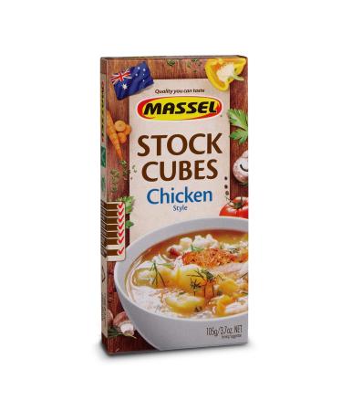 Massel Cubes de Bouillon - Sans Gluten Bouillon de Poulet - 105 g Paquet de 4 Bouillon de Soupe