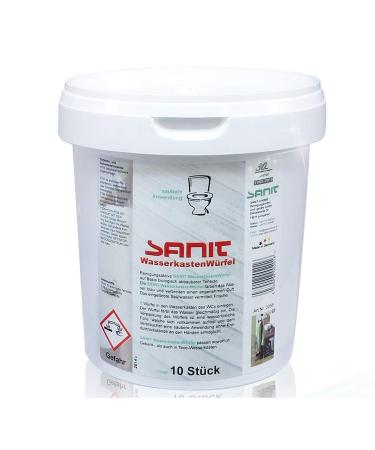 Sanit water tank cubes in a value pack of 2x10 cubes