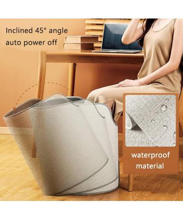 AXTMR Round Foot Warmer for Office - 45 Heating Pad Under Desk - Gray 127*50cm - International Shipping Available - Buy Online on GoSupps.com