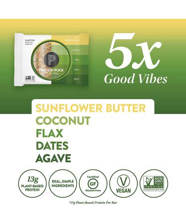 Protein Puck Variety Pack - 6 Peanut Butter, 5 Almond Butter, 5 Sunflower Butter - Protein Bar Pack - Buy Online on GoSupps.com