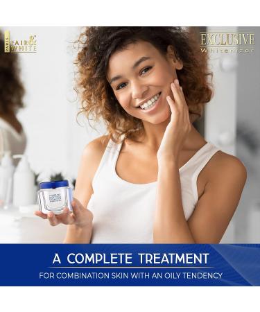 FAIR & WHITE Exclusive Skin Brightening Cream 200ml - Dark Spot Cream for Face & Body - Even Skin Tone & Dark Circle Prevention - Buy Online on GoSupps.com