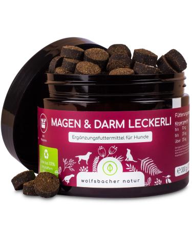 Digestive snack for dogs - 125 probiotics treat with stomach problems sodburn diarrhea |100% natural supports intestinal flora & normal feces |125 gentle treats - Buy Online on GoSupps.com