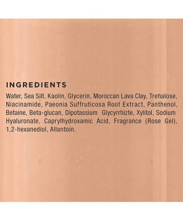 MAJESTIC PURE Moroccan Red Clay Facial Mud Mask with British Rose - 10 oz - For Pore Cleansing, Acne, and Blackheads - Buy Online on GoSupps.com