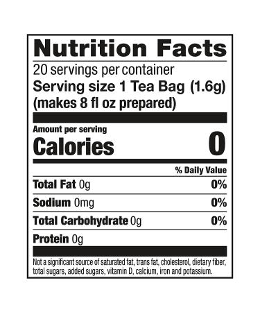 Lipton Lemon Ginseng Green Tea Bags 1.13oz 20 Count - Pack of 6 | Supports a Healthy Heart - Buy Online on GoSupps.com