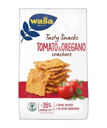 Wasa Tasty Snacks Cracker Tomato & Oregano Crispy Light Wheat Crackers (160g) | International Shipping Available - Buy Online on GoSupps.com