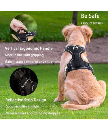 Funfox Adjustable No Pull Dog Harness for Small & Medium Dogs - Breathable Safety Harness | Anti-Zug Design | Perfect for Pups - Buy Online on GoSupps.com