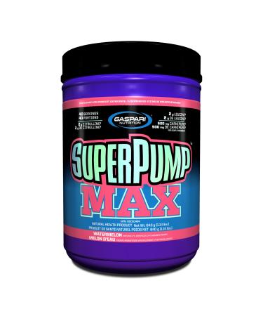 Gaspari Nutrition Superpump Max Watermelon 1.41-Pounds Dietary Supplement Watermelon 1.41 Pound (Pack of 1)