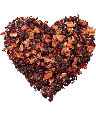 FRUTEG Loser Fruit Tea Beerenkenigin 1000 g | Fruit tea loose - finest leaf quality | Tasty composition of tea mix with raspberries strawberries blackberries | Tea loose 1 kg - Buy Online on GoSupps.com