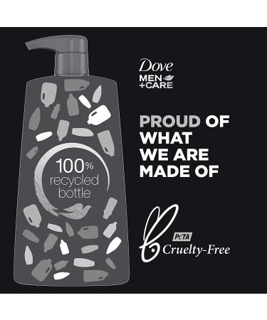 Dove Men+Care Charcoal + Clay Shampoo - 3 Pack, 25.4 oz | Healthy Hair with Natural Cleansers - Buy Online on GoSupps.com