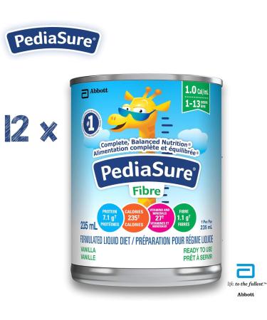 PediaSure Fibre Formulated Liquid Diet Vanilla 12 count 2820 mL - Buy Online on GoSupps.com