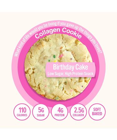 321glo Collagen Protein Cookies - Soft-Baked, Low Carb & Keto Friendly Treats (12-Pack Variety Pack) - 1.69 oz - Buy Online on GoSupps.com
