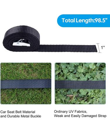 High Wind Galvanized Steel Trampoline Anchors Kit - 4Pcs, 15.8inch Ground Anchors for 15ft, 14ft, 12ft, 10ft Trampoline - Heavy Duty Accessories - Buy Online on GoSupps.com