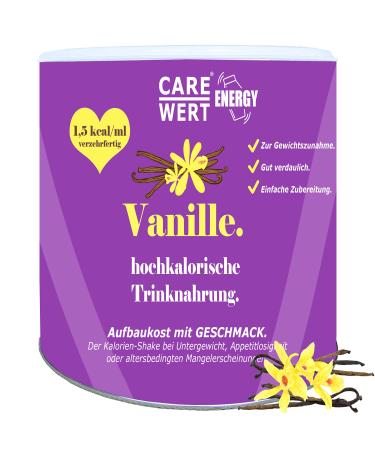 Gaining with Care value Energy High-caloric drinking food vanilla 300g powder for 10 drinking meals A 200 ml 3-4 kcal per g Weight Gainer various types of taste available (vanilla)