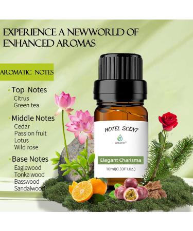 Elegant Charisma Hotel Diffuser Oil - 10ML Pure Cedarwood & Sandalwood Essential Oil | Inspired by Shangri-La Hotel Collection - International Shipping Available - Buy Online on GoSupps.com