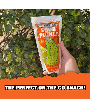 Van Holten's Pickles - Jumbo Sour Pickle-In-A-Pouch - 12 Pack | Buy Online - Buy Online on GoSupps.com
