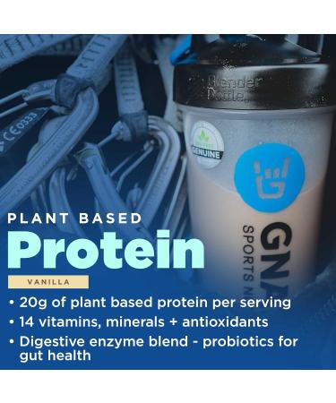 Gnarly Nutrition Performance Greens Blueberry A ai (11.64 oz) and Gnarly Vegan Plant Protein Meal Replacement - Vanilla (28.2oz) - Buy Online on GoSupps.com