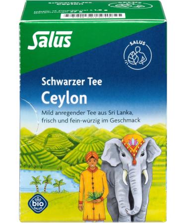 Darjeeling Lot de 15 sacs filtrants pour th noir bio Salus - Buy Online on GoSupps.com