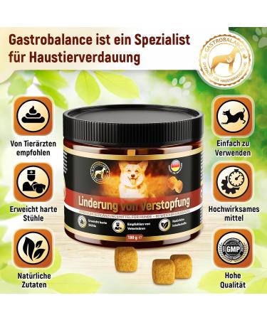 GastroBalance Relief for Constipation in Dogs 60 Soft Chews | Natural Laxative with 100% Active Ingredients Fast International Shipping - Buy Online on GoSupps.com