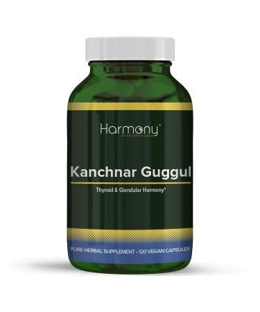 Kanchnar Guggul Thyroid & Glandular Harmony 120 Vegan Capsules Harmony Nutraceuticals Guggul Resin