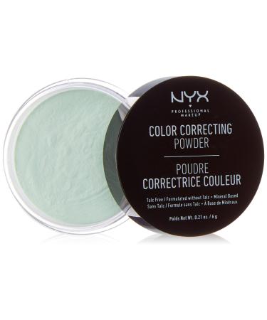 NYX PROFESSIONAL MAKEUP Color Correcting Powder Green 0.21 Ounce Green 0.21 Ounce (Pack of 1)