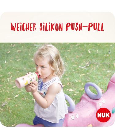 Nuk Junior Cup Drinking Clay Bottle 300ml | Leak-Proof BPA Free for 18 Months+ | Blue Robot Design - Buy Online on GoSupps.com