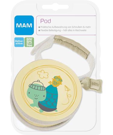 MAM Pod Dummy Bag - Turtle Yellow/Tortoise - Convenient Storage for 2 Dummies with Velcro Fastener - Buy Online on GoSupps.com