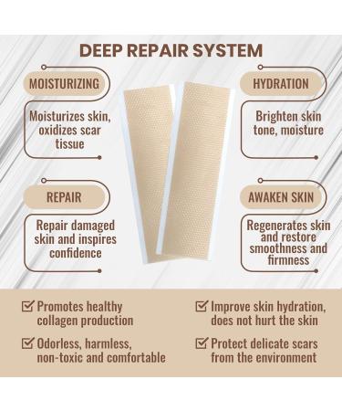 Silicone Scar Sheets for C-Section Scars | 3 Reusable Gel Strips for Blemishes & Burns | 6x3.3 Scar Removal Patches - Buy Online on GoSupps.com