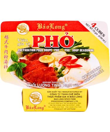 Bao Long Vietnamese Beef Pho Soup 75g (Pack of 12) Beef Pack of 12 - Buy Online on GoSupps.com