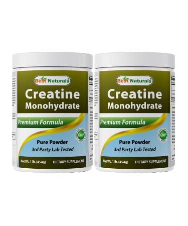 Best Naturals Creatine Monohydrate 1 Lb Pure Powder (1 LB (Pack of 2))