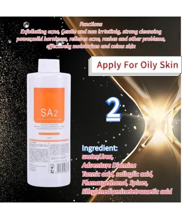 Marfort AO3 Aqua Peeling Solution Top Salon Skin Scrub Hydra Skin Scrub Special Solution Small Bubble Solution 400ml - Buy Online on GoSupps.com