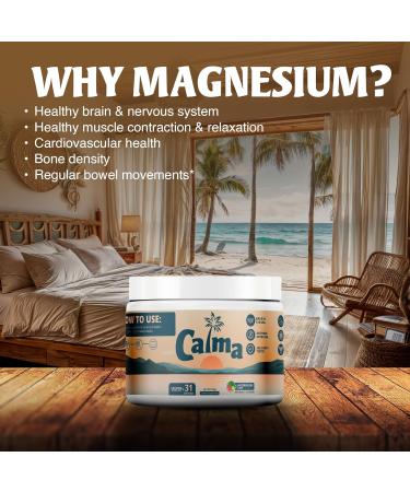Calma Watermelon Lime Calming Drink Mix Magnesium Glycinate & Citrate with KSM-66 Ashwagandha L-Theanine & Vitamin D3 (CELLg8) Sugar Free Non-GMO 31 Servings - Buy Online on GoSupps.com