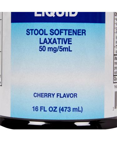 McKesson Geri-Care Docusate Sodium Liquid 50mg 16 fl oz - Stool Softener Laxative - 1 Bottle - Buy Online on GoSupps.com