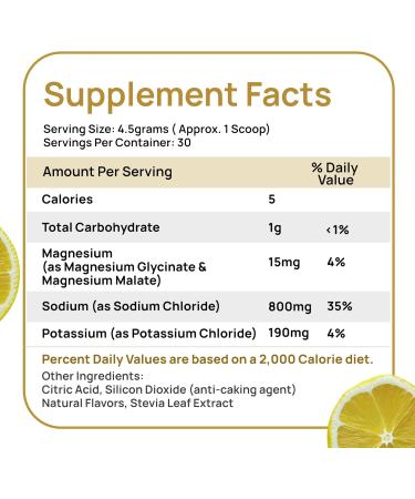 INEVIFIT Salty Lemonade Electrolyte Powder - Hydration & Recovery | Keto-Friendly Zero Sugar Stevia Sweetened | Sodium Potassium & Magnesium | Replenish Electrolytes | 30 Servings - Buy Online on GoSupps.com