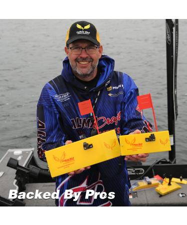 Yellow Bird Fishing Products 2 Pack Planer Boards Kits - 4 Sizes (Availible) - 08 Inch - Starboard/Port Side - Left & Right - Buy Online on GoSupps.com