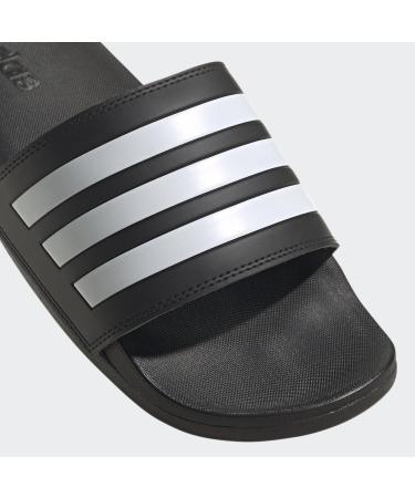 Buy adidas Unisex Adilette Comfort Slides 44.5 EU - Core Black & Cloud White | International Shipping Available - Buy Online on GoSupps.com