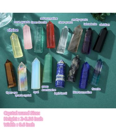 Green Fluorite Crystal Healing Wand - Natural Gemstone for Reiki Meditation Therapy - Buy Online on GoSupps.com