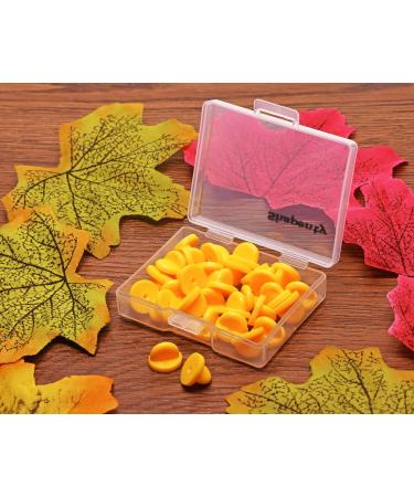Shapenty 30PCS Butterfly Clutch PVC Rubber Pin Backs Keepers Replacement Uniform Badge Comfort Fit Tie Tack Lapel Pin Backing Holder Clasp (Yellow) - Buy Online on GoSupps.com