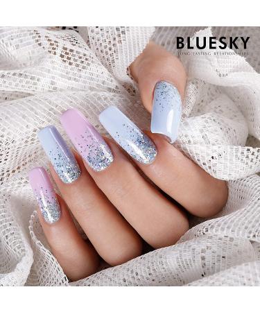 Bluesky Gel Nail Polish Bluebell SS1909 Blue 1 Units Long Lasting Chip Resistant 10 ml (Requires Drying Under UV LED Lamp) Bluebell 10 ml (Pack of 1) - Buy Online on GoSupps.com