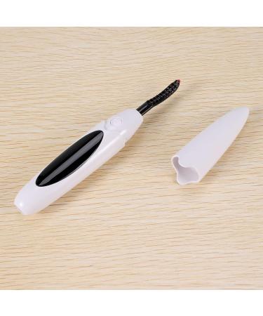 Hausdec Electric Heated Eyelash Curler USB Charge Makeup Curling Kit Long Lasting Natural Eye Lash Curler White - Buy Online on GoSupps.com