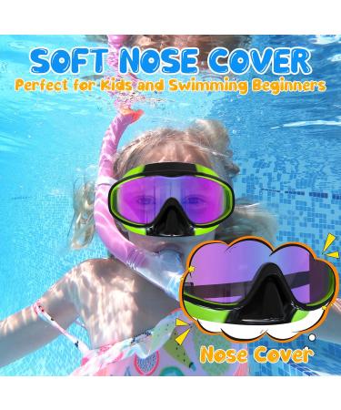 Cozii Diving Goggles for Kids | 180 Anti-Fog & UV Protection Swimming Goggles | Snorkel Mask for 4-13 Year Old Girls - Buy Online on GoSupps.com