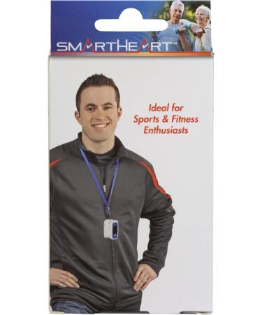 SmartHeart Pulse Oximeter | Portable Blood Oxygen Monitor | Complete System with Lanyard & Batteries | International Shipping Available - Buy Online on GoSupps.com