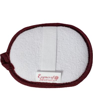 Moroccan Exfoliating Kessa Facial Pad for Deep Cleansing and Make Up Removal - Reusable Dual Use Cleanser and Exfoliator for Face and Neck - Single Pack - Buy Online on GoSupps.com