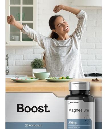 Magnesium 250mg 200 Coated Caplets | Oxide Formula | Vegetarian, Non-GMO, Gluten Free - Buy Online on GoSupps.com