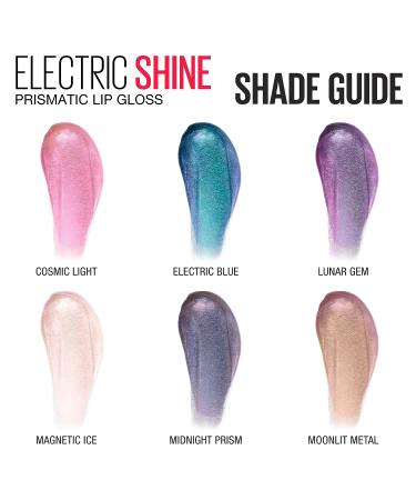 Maybelline Lip Studio Electric Shine Prismatic Lip Gloss - Moonlit Metal 0.17 fl. oz - Buy Online on GoSupps.com