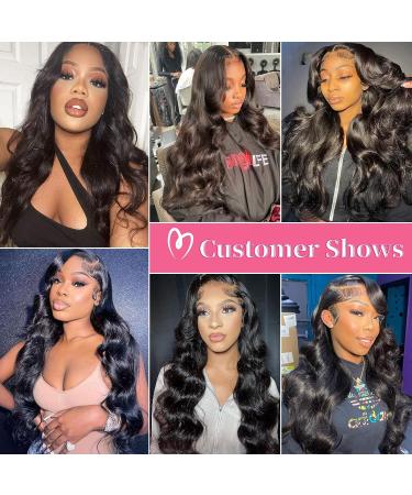 msVenus Brazilian Remy U Part Human Hair Wig 22 Inch Body Wave 150% Density - Beginner Friendly Natural Color - Buy Online on GoSupps.com