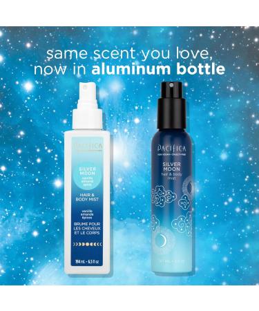 Pacifica Hair Perfume & Body Fragrance Spray Mist - Silver Moon with Vanilla Almond & Spice Alcohol-Free Vegan & Cruelty-Free 6.5 oz Silver Moon 6.5 Fl Oz (Pack of 1) - Buy Online on GoSupps.com