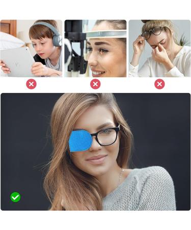 Buy Ouligay 6-Piece Eye Flaps for Glasses - Reusable Eye Covers for Lazy Eye Amblyopia & Strabismus in Adults & Children - International Shipping Available - Buy Online on GoSupps.com